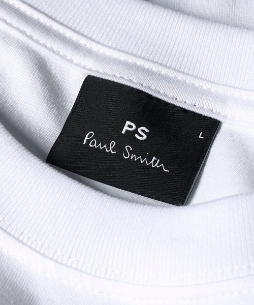 PS Paul Smith(ピーエスポールスミス)の「"Figure Border" 長袖Tシャツ / 262565 221Z(Tシャツ/カットソー・メンズ・ホワイト・X-LARGE/LARGE/MEDIUM)」の6枚目の写真