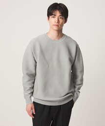 【WEB限定】ガーター編み クルーネック ニット