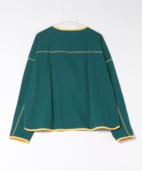go slow caravan(ゴースローキャラバン)の「USA/C プルオーバーTEE W(Tシャツ/カットソー・レディース・アイボリー/ブラック/ホワイト/オレンジ/ブルーグリーン・FREE)」の11枚目の写真