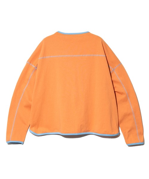 go slow caravan(ゴースローキャラバン)の「USA/C プルオーバーTEE W(Tシャツ/カットソー・レディース・アイボリー/ブラック/ホワイト/オレンジ/ブルーグリーン・FREE)」の8枚目の写真