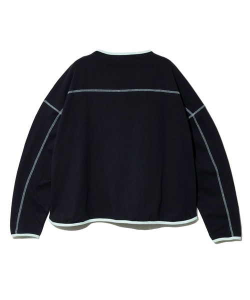 go slow caravan(ゴースローキャラバン)の「USA/C プルオーバーTEE W(Tシャツ/カットソー・レディース・アイボリー/ブラック/ホワイト/オレンジ/ブルーグリーン・FREE)」の10枚目の写真
