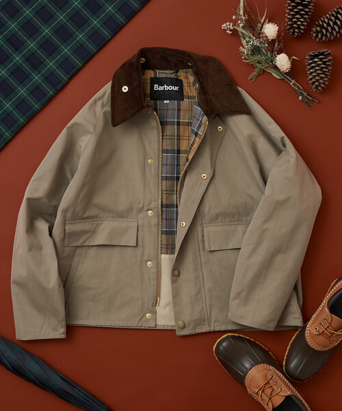 FREAK'S STORE(フリークスストア)の「Barbour | FREAK'S STORE/バブアー 別注 BORROWDALE/トランスポート/ボロウデール/TRANSPORT(ブルゾン・レディース・オリーブ/ベージュ/チャコールグレー/ブラック/ワインレッド/ブラウン・34/38/36)」の2枚目の写真