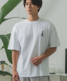 SIDEWAY STANCE（サイドウェイスタンス）の「【SIDEWAY STANCE】ワンポイント 刺しゅう 半袖Tシャツ（Tシャツ/カットソー）」