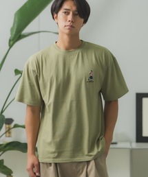 SIDEWAY STANCE（サイドウェイスタンス）の「【SIDEWAY STANCE】ワンポイント 刺しゅう 半袖Tシャツ（Tシャツ/カットソー）」