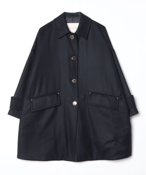 Mackintosh(マッキントッシュ)の「NEW HUMBIE THINDOWN MB(ステンカラーコート・レディース・ブラック/ネイビー・8/4/6)」の1枚目の写真