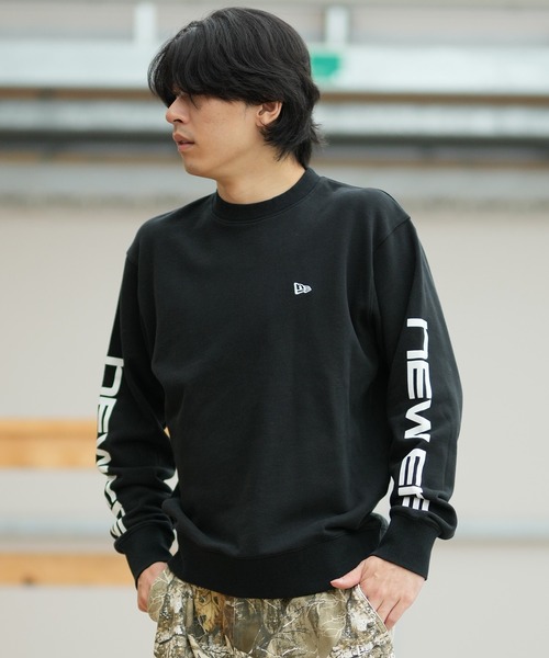 NEW ERA(ニューエラ)の「NEW ERA/ニューエラ スウェット 15129304/15129305(スウェット・メンズ・アッシュグレー/ブラック・L/M/XL)」の3枚目の写真