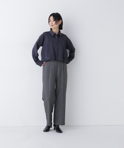 NATURAL BEAUTY BASIC(ナチュラルビューティーベーシック)の「バルーンシャツ(シャツ/ブラウス・レディース・チャコールグレー/ピンク/オフホワイト・FREE)」の18枚目の写真