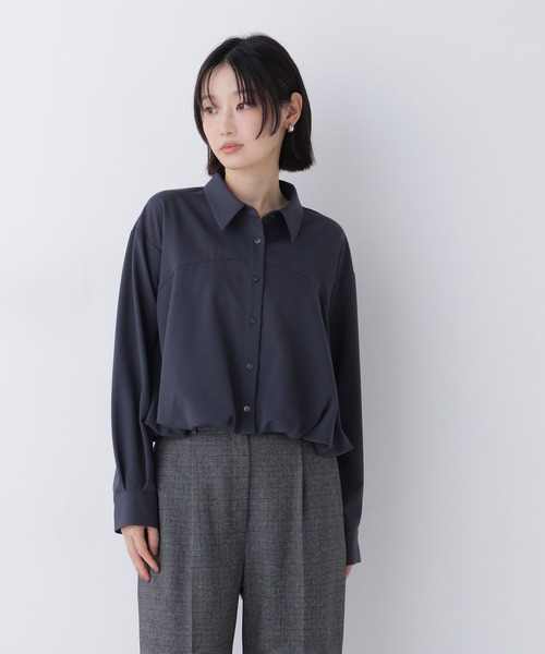 NATURAL BEAUTY BASIC(ナチュラルビューティーベーシック)の「バルーンシャツ(シャツ/ブラウス・レディース・チャコールグレー/ピンク/オフホワイト・FREE)」の19枚目の写真