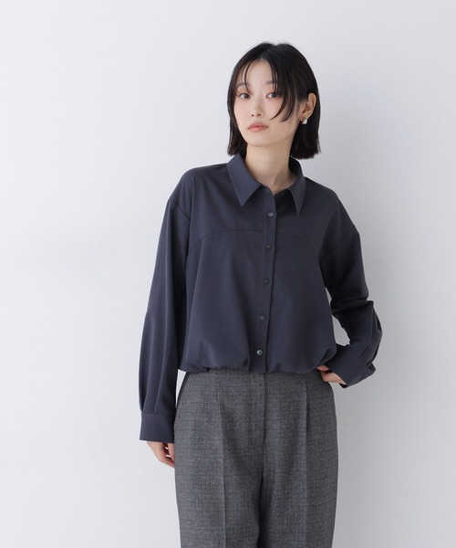 NATURAL BEAUTY BASIC(ナチュラルビューティーベーシック)の「バルーンシャツ(シャツ/ブラウス・レディース・チャコールグレー/ピンク/オフホワイト・FREE)」の21枚目の写真