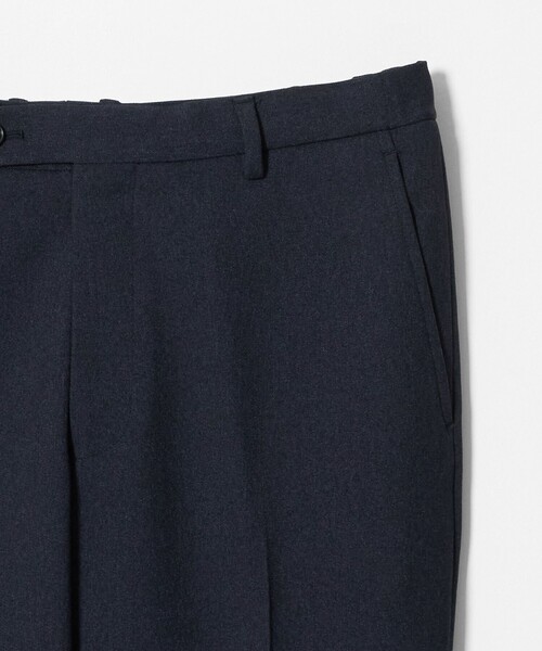 A DAY IN THE LIFE UNITED ARROWS(アデイインザライフユナイテッドアローズ)の「ウールライク サージ スラックス-セットアップ対応・ウォッシャブル-<A DAY IN THE LIFE>(スラックス・メンズ・ブラウン系/ネイビー/ダークグレー・S/XL/M/L)」の5枚目の写真