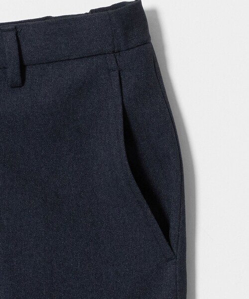 A DAY IN THE LIFE UNITED ARROWS(アデイインザライフユナイテッドアローズ)の「ウールライク サージ スラックス-セットアップ対応・ウォッシャブル-<A DAY IN THE LIFE>(スラックス・メンズ・ブラウン系/ネイビー/ダークグレー・S/XL/M/L)」の6枚目の写真