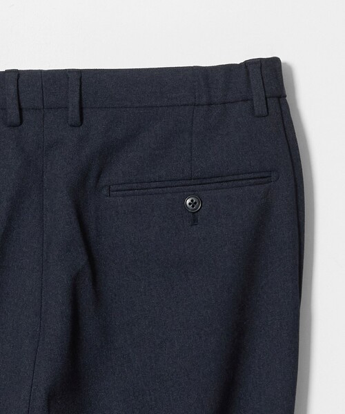 A DAY IN THE LIFE UNITED ARROWS(アデイインザライフユナイテッドアローズ)の「ウールライク サージ スラックス-セットアップ対応・ウォッシャブル-<A DAY IN THE LIFE>(スラックス・メンズ・ブラウン系/ネイビー/ダークグレー・S/XL/M/L)」の7枚目の写真