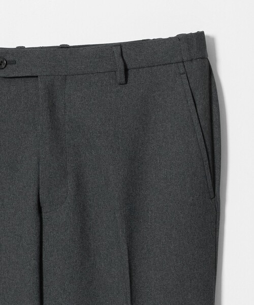 A DAY IN THE LIFE UNITED ARROWS(アデイインザライフユナイテッドアローズ)の「ウールライク サージ スラックス-セットアップ対応・ウォッシャブル-<A DAY IN THE LIFE>(スラックス・メンズ・ブラウン系/ネイビー/ダークグレー・S/XL/M/L)」の11枚目の写真