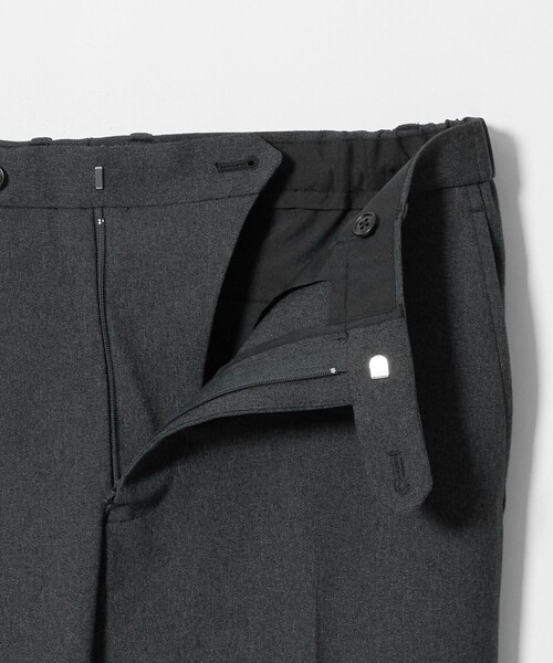 A DAY IN THE LIFE UNITED ARROWS(アデイインザライフユナイテッドアローズ)の「ウールライク サージ スラックス-セットアップ対応・ウォッシャブル-<A DAY IN THE LIFE>(スラックス・メンズ・ブラウン系/ネイビー/ダークグレー・S/XL/M/L)」の12枚目の写真