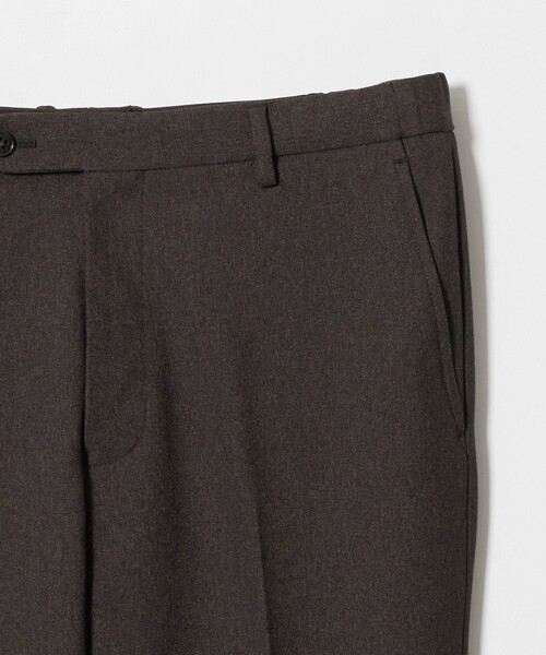 A DAY IN THE LIFE UNITED ARROWS(アデイインザライフユナイテッドアローズ)の「ウールライク サージ スラックス-セットアップ対応・ウォッシャブル-<A DAY IN THE LIFE>(スラックス・メンズ・ブラウン系/ネイビー/ダークグレー・S/XL/M/L)」の14枚目の写真