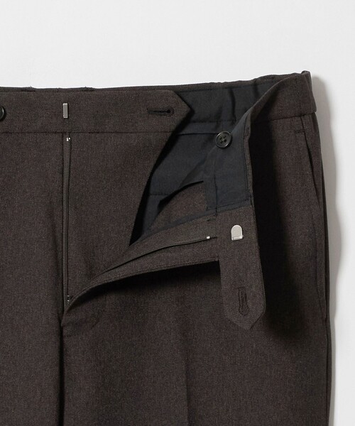 A DAY IN THE LIFE UNITED ARROWS(アデイインザライフユナイテッドアローズ)の「ウールライク サージ スラックス-セットアップ対応・ウォッシャブル-<A DAY IN THE LIFE>(スラックス・メンズ・ブラウン系/ネイビー/ダークグレー・S/XL/M/L)」の15枚目の写真