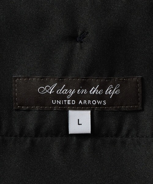 A DAY IN THE LIFE UNITED ARROWS(アデイインザライフユナイテッドアローズ)の「ウールライク サージ スラックス-セットアップ対応・ウォッシャブル-<A DAY IN THE LIFE>(スラックス・メンズ・ブラウン系/ネイビー/ダークグレー・S/XL/M/L)」の17枚目の写真