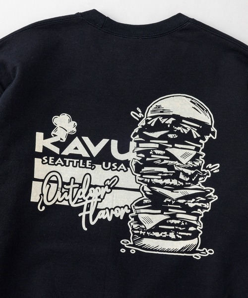 KAVU（カブー）の「KAVU/カブー Burger Sweat/バーガースウェット（スウェット・メンズ・ブラック/パープル・X-LARGE/MEDIUM/LARGE）」の5枚目の写真