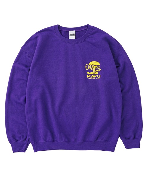 KAVU（カブー）の「KAVU/カブー Burger Sweat/バーガースウェット（スウェット・メンズ・ブラック/パープル・X-LARGE/MEDIUM/LARGE）」の6枚目の写真