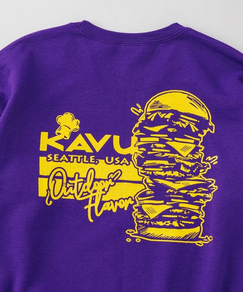 KAVU（カブー）の「KAVU/カブー Burger Sweat/バーガースウェット（スウェット・メンズ・ブラック/パープル・X-LARGE/MEDIUM/LARGE）」の8枚目の写真