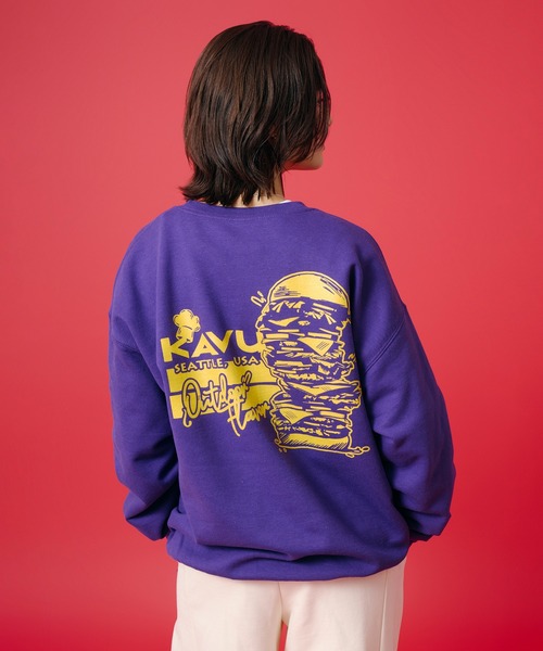 KAVU（カブー）の「KAVU/カブー Burger Sweat/バーガースウェット（スウェット・メンズ・ブラック/パープル・X-LARGE/MEDIUM/LARGE）」の13枚目の写真