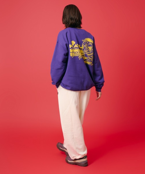 KAVU（カブー）の「KAVU/カブー Burger Sweat/バーガースウェット（スウェット・メンズ・ブラック/パープル・X-LARGE/MEDIUM/LARGE）」の16枚目の写真