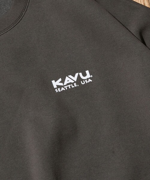 KAVU(カブー)の「KAVU/カブー 限定展開 KAVU×FREAK'S STORE / カブ― 別注 クルードッグ フォトプリント クルーネック スウェット(Tシャツ/カットソー・メンズ・グレイッシュベージュ/スミクロ/ピンク/アッシュグレー・LARGE/SMALL/MEDIUM)」の14枚目の写真