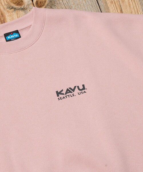 KAVU(カブー)の「KAVU/カブー 限定展開 KAVU×FREAK'S STORE / カブ― 別注 クルードッグ フォトプリント クルーネック スウェット(Tシャツ/カットソー・メンズ・グレイッシュベージュ/スミクロ/ピンク/アッシュグレー・LARGE/SMALL/MEDIUM)」の20枚目の写真