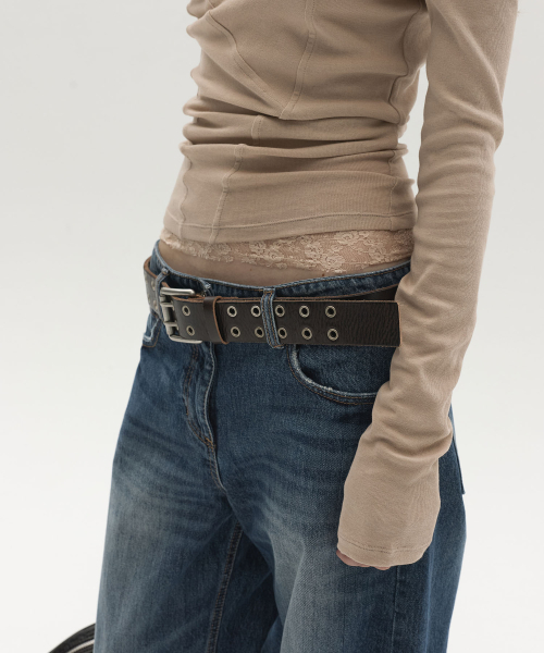 LCDC TM(エルシーディーシーティーエム)の「NEW CURVED ロングスリーブトップ(ベージュ)(Tシャツ/カットソー・レディース・その他・SMALL/MEDIUM)」の7枚目の写真