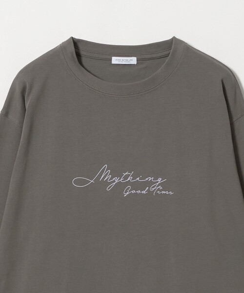 A DAY IN THE LIFE UNITED ARROWS（アデイインザライフユナイテッドアローズ）の「ロゴ プリント カットソー ＜A DAY IN THE LIFE＞（Tシャツ/カットソー・レディース・ネイビー/オフホワイト/モカ・FREE）」の12枚目の写真