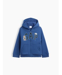 GAP（ギャップ）の「babyGap 裏ボア GAPロゴ ジップアップパーカー（スウェット）」