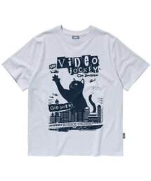 キャットインベージョンTシャツ [アッシュグレー]