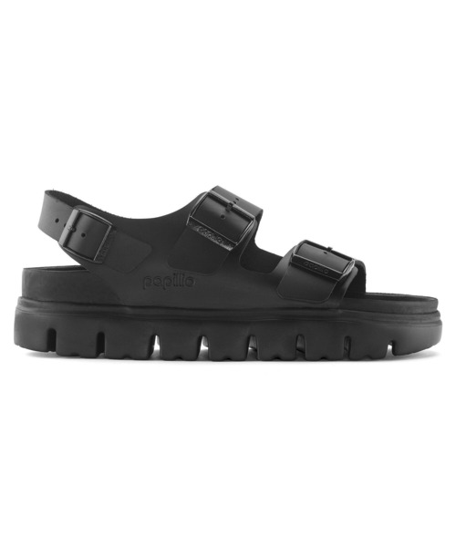 BIRKENSTOCK（ビルケンシュトック）の「【公式】ビルケンシュトック Milano Chunky Exquisite/ミラノ チャンキー EXQ ナチュラルレザー（サンダル・レディース・ブラック・23cm【ナロー幅】/22.5cm【ナロー幅】/27cm【ナロー幅】/25cm【ナロー幅】/24.5cm【ナロー幅】）」の4枚目の写真
