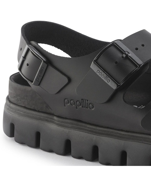 BIRKENSTOCK（ビルケンシュトック）の「【公式】ビルケンシュトック Milano Chunky Exquisite/ミラノ チャンキー EXQ ナチュラルレザー（サンダル・レディース・ブラック・23cm【ナロー幅】/22.5cm【ナロー幅】/27cm【ナロー幅】/25cm【ナロー幅】/24.5cm【ナロー幅】）」の7枚目の写真