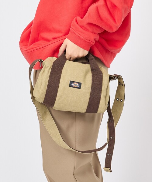 Dickies（ディッキーズ）の「【DICKIES/ディッキーズ】TOUGHOUT MINIDUFFLE / タフアウト ミニダッフル / ユニセックス（ショルダーバッグ・メンズ・カーキ/ブラウン/ベージュ/ブラック・フリー）」の4枚目の写真