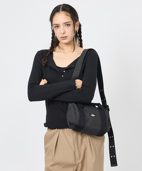 Dickies（ディッキーズ）の「【DICKIES/ディッキーズ】TOUGHOUT MINIDUFFLE / タフアウト ミニダッフル / ユニセックス（ショルダーバッグ・メンズ・カーキ/ブラウン/ベージュ/ブラック・フリー）」の2枚目の写真