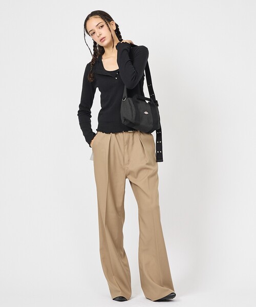 Dickies（ディッキーズ）の「【DICKIES/ディッキーズ】TOUGHOUT MINIDUFFLE / タフアウト ミニダッフル / ユニセックス（ショルダーバッグ・メンズ・カーキ/ブラウン/ベージュ/ブラック・フリー）」の9枚目の写真
