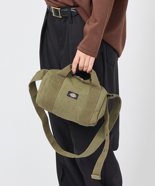Dickies（ディッキーズ）の「【DICKIES/ディッキーズ】TOUGHOUT MINIDUFFLE / タフアウト ミニダッフル / ユニセックス（ショルダーバッグ・メンズ・カーキ/ブラウン/ベージュ/ブラック・フリー）」の18枚目の写真