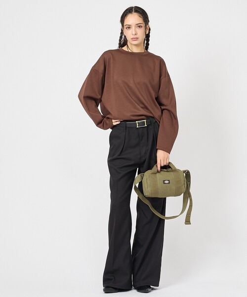 Dickies（ディッキーズ）の「【DICKIES/ディッキーズ】TOUGHOUT MINIDUFFLE / タフアウト ミニダッフル / ユニセックス（ショルダーバッグ・メンズ・カーキ/ブラウン/ベージュ/ブラック・フリー）」の20枚目の写真