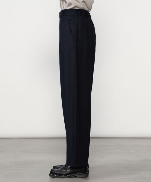 LE GLAZIK(ルグラジック)の「LE GLAZIK | ウールフランネル ワイドイージーパンツ WOMEN(その他パンツ・レディース・ダークネイビー/グレー/ブラウン・36)」の10枚目の写真