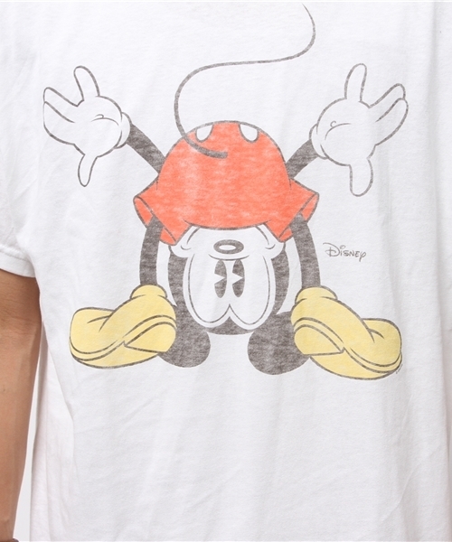 JUNK FOOD(ジャンクフード)の「INVERTED MICKEY/ミッキーマウス Tシャツ(Tシャツ/カットソー・メンズ・ホワイト・SMALL/LARGE/MEDIUM)」の6枚目の写真