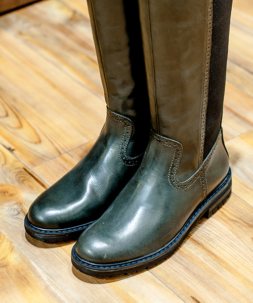 TRIVICT（トリビクト）の「TRIVICT トリビクト バックストレッチロングジョッキーブーツ（ブーツ・レディース・ダークブラウン/ブラック/カーキ・38/37/36/35）」の12枚目の写真