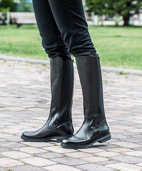 TRIVICT（トリビクト）の「TRIVICT トリビクト バックストレッチロングジョッキーブーツ（ブーツ・レディース・ダークブラウン/ブラック/カーキ・38/37/36/35）」の7枚目の写真