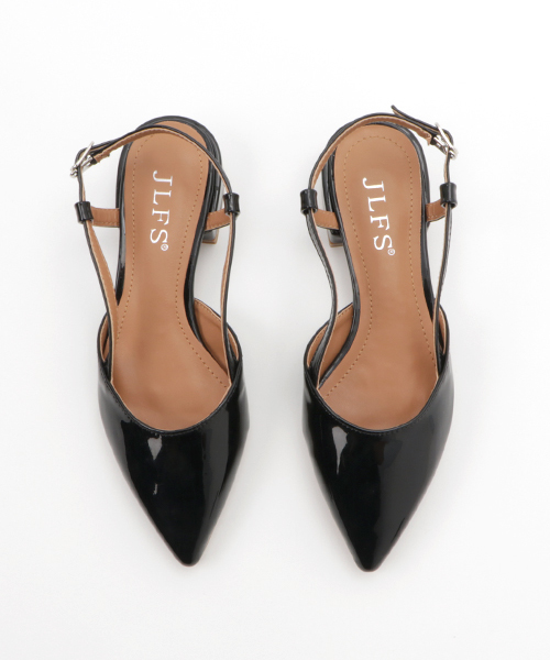 PLAIN CLOTHING（プレーンクロージング）の「バックストラップパンプス【SELECTED FOR PLAIN CLOTHING】（パンプス・レディース・ベージュ/ブラック・38/39/37/36/35）」の6枚目の写真