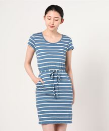 PACT（パクト）の「WOMEN'S-POCKET DRESS-DENIM STRIPE　レディース　オーガニックコットン　ポケット　ドレス（チュニック）」