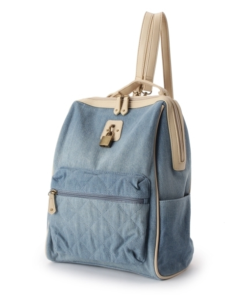 The Emporium ジエンポリアム の 3way鍵付きキルトboxリュック バックパック リュック Wear