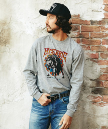 HYSTERIC GLAMOUR | LONE WOLF pt リブ付T-SH(Tシャツ/カットソー)