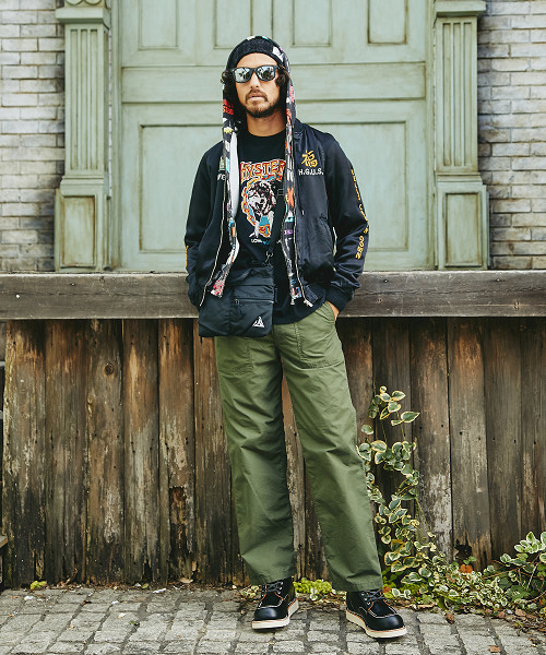 HYSTERIC GLAMOUR（ヒステリックグラマー）の「LONE WOLF pt リブ付T-SH（Tシャツ/カットソー・メンズ・トップグレー/ホワイト/ブラック・X-SMALL/LARGE/SMALL/MEDIUM）」の15枚目の写真