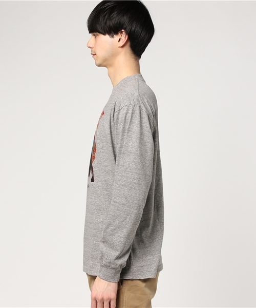 HYSTERIC GLAMOUR（ヒステリックグラマー）の「LONE WOLF pt リブ付T-SH（Tシャツ/カットソー・メンズ・トップグレー/ホワイト/ブラック・X-SMALL/LARGE/SMALL/MEDIUM）」の4枚目の写真