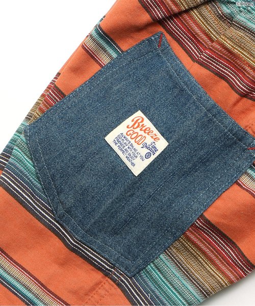 BREEZE（ブリーズ）の「Disney（ディズニー）ミッキーボーダーパンツ（その他パンツ・キッズ・イエロー/レッド/グリーン・110/130/80/90/95/120/100/140）」の7枚目の写真